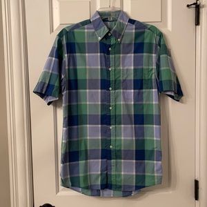 JOS A BANK Short Sleeve Button Down Shirt